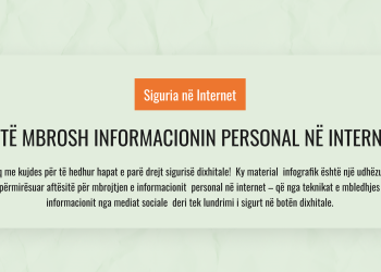 Si të mbrosh informacionin personal në internet?